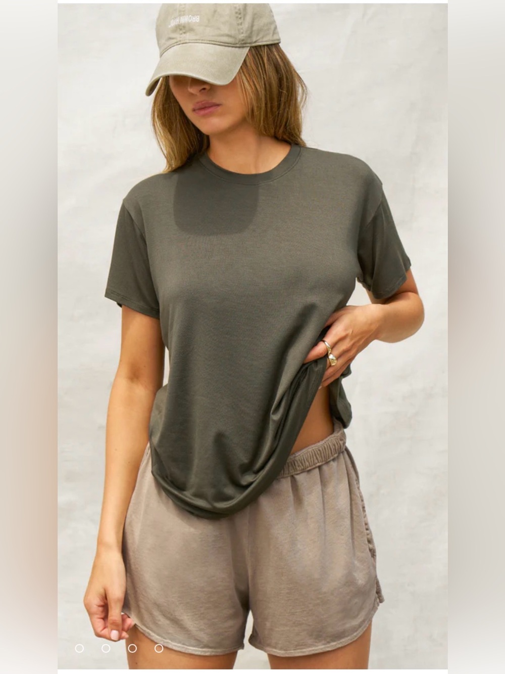 NWOT Joah Brown boyfriend tee - Sage Green S/M